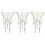 3Pcs Assorted Color Glass Cocktail Goblets Reusable Wine Cups 5