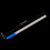 (blue) 5pcs Smooth Writing Gel Pen Refills for Ballpoint Pens 3
