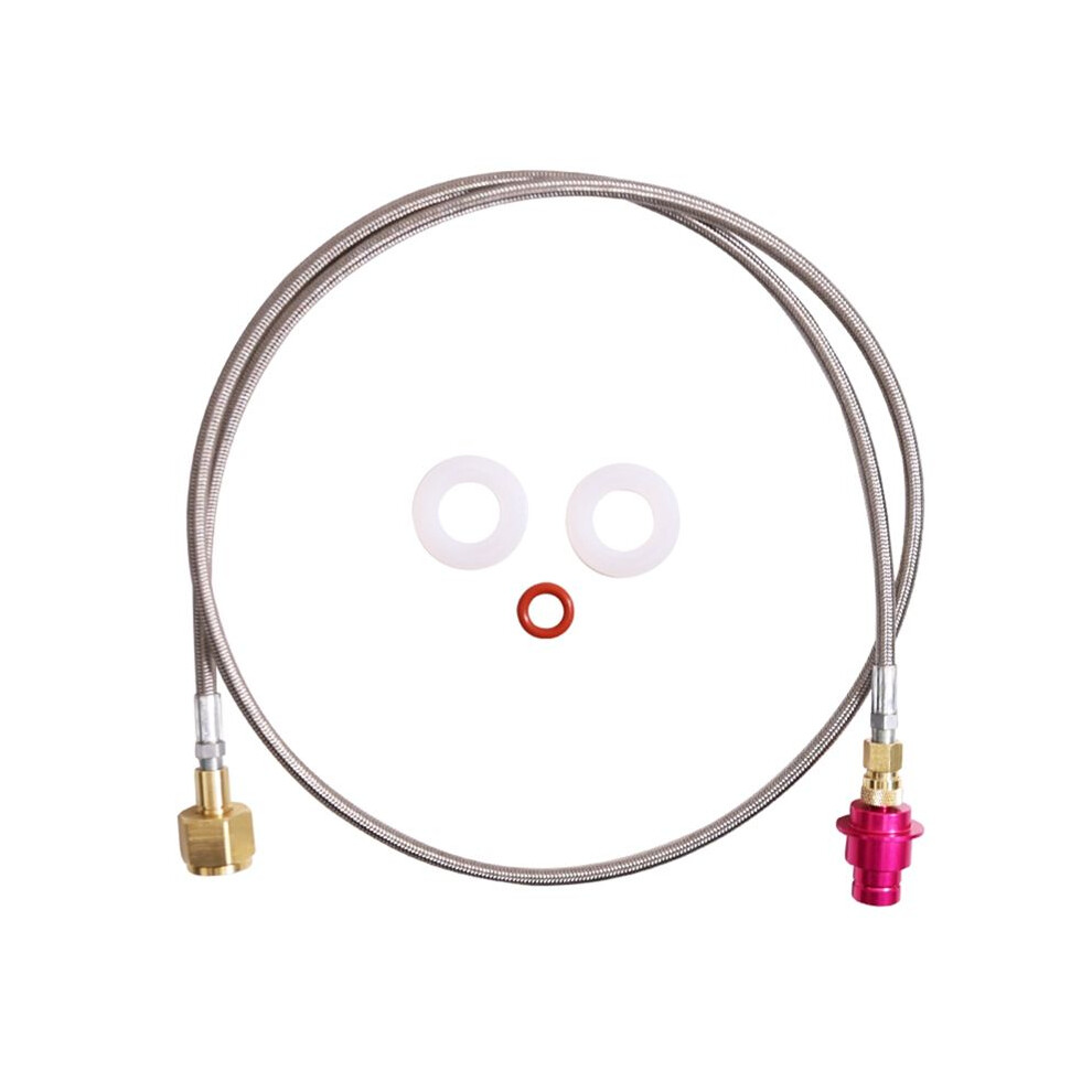 Co2 Adapter Soda Quick Connect Hose 1.5 M For Larger Co2 Bottles Compatible With Water Carbonator Duo/Terra/Art, Cga320 6032751632395