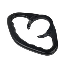 Motorcycle Passenger Handle Grip Hand-Held Gas Fuel Tank Armrest for YZF-R6 YZF R6 YZFR6 All Year(Black)