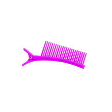 (Black, L) Barber Salon Hair Clips for Dyeing & Perming