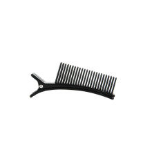 (Black, S) Barber Salon Hair Clips for Dyeing & Perming