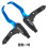 (Blue, Bicycle aluminum alloy brake handle) Optimized Title: 1