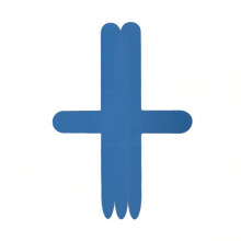 (Elbow blue, 1pc) Vorgeschnittene Muskelschutzbandage Hand Ellbogen
