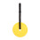 (Yellow) Portable Football Training Goal - Durable Target 1