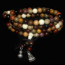 (8mm) Buddha Wooden Prayer Beads Bracelet 108 Pcs
