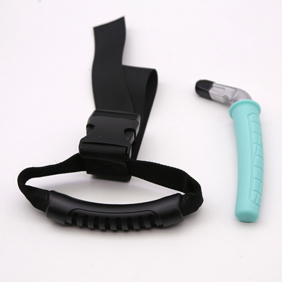 Dachuang Beauty (Green Auxiliary Rope) Elderly Car Door Handle Grip, 450Lbs Support, Easy Install
