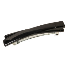 (Black, Overlapping) Duckbill Hair Clips - Sturdy & Comfortable for Daily Use