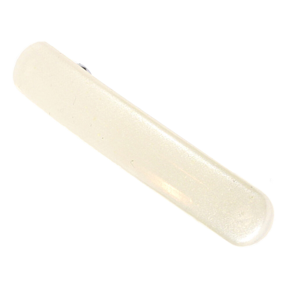 Dachuang Beauty White (, Circle) Duckbill Hair Clips - Sturdy & Comfortable For Daily Use