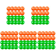 100Pièces Boules De Tirage En PVC Solide Couleurs Vives Pour