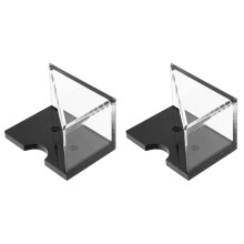 2Pièces Boîte De Stockage Cartes En Clair Antidérapante