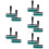 10Pcs Multi-Function Green Rubber Rollers for Stamping and Diamond Art 11