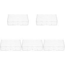 5Pièces Porte-Jetons De Poker En Plastique Transparent Usage