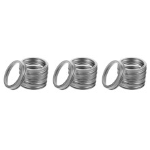 18PiĂšces Grille En Acier Inoxydable Pour Bocaux Mason Argent