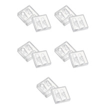 10Pcs Silicone Nail Decor Mold DIY Nail Decoration 3D Pattern White