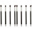 8 Pcs Eye Make-Up Brush Kit Eye And Silver 1