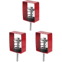 3Pièces Isolateur De Vibration Rouge En Caoutchouc Pour Machine