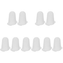 10Pcs Flexible Silicone Cake Nozzle Covers for Home Baking Piping Tips