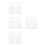 228Pcs White Pet Double Sided Blank for Game DIY 5