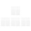 228Pcs White Pet Double Sided Blank for Game DIY 9