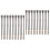 200Pcs Black Cable Zip Ties Nylon Self-Locking for Multipurpose Fixing 3