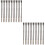 200Pcs Black Cable Zip Ties Nylon Self-Locking for Multipurpose Fixing 5