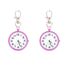 2St Roze Pocket Watch Ketting Met Werkende Mechaniek Decoratie