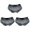 3Pcs Crack-Resistant Ceramic Bowls Multi Use Salad Dessert Serving 2