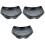 3Pcs Crack-Resistant Ceramic Bowls Multi Use Salad Dessert Serving 3