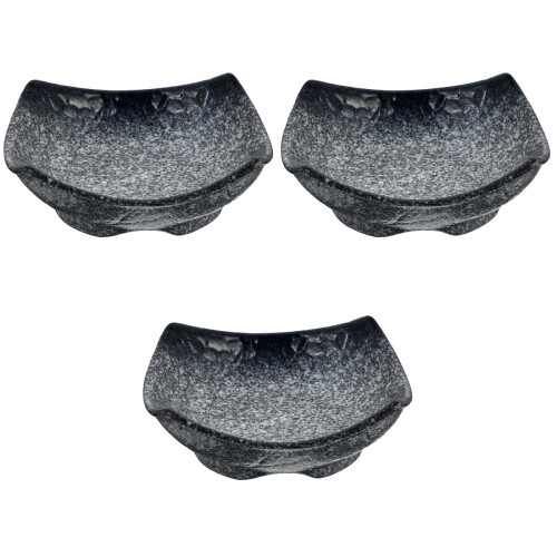 3Pcs Crack-Resistant Ceramic Bowls Multi Use Salad Dessert Serving 2