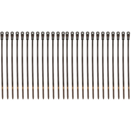 200Pcs Black Cable Zip Ties Nylon Self-Locking for Multipurpose Fixing