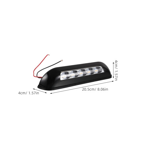2Pcs Black Camper Trailer Exterior Lights with Awning 1