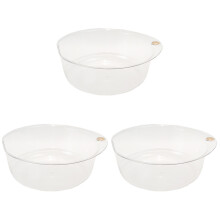 3Pcs Durable Plastic Basin Large Capacity for Foot Soaking and Washing