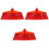 3Pcs Red Kitchen Broom Heads for Precise Cleaning and Use 4