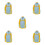 5Pcs Nylon Mesh Drawstring Beach Bag Kids Sand Toy Storage Multi Color 1