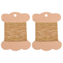2Pcs Golden Stainless Steel Chain DIY Necklace Kit for Jewelry Craft