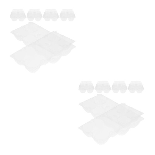 12St Herbruikbare PVC Eierdoos Multi-Slot Eierhouder Voor