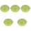 5pcs Box Bread Storage Box Round Pp Nut Box Green 4