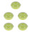 5pcs Box Bread Storage Box Round Pp Nut Box Green 7