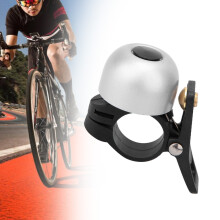 Bike Bell Handlebar Durable Silver Loud Ring Cycling Alarm Bike Accessory