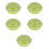 5pcs Box Bread Storage Box Round Pp Nut Box Green 8