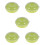 5pcs Box Bread Storage Box Round Pp Nut Box Green 9