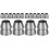 16Pcs Silver Metal Wedges Sturdy Replacement Wedges for Hammer Use 1