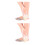 2Pairs Multi Use Ballet Shoes with Sequin Half Sole 9