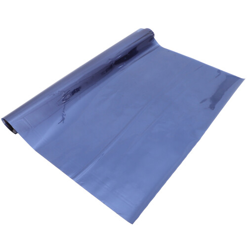 5Pcs Blue Non-Adhesive Window Privacy Film Uv Ray Blocking 2