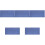 5Pcs Blue Non-Adhesive Window Privacy Film Uv Ray Blocking 4