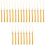 24Pcs Polyester Graduation Tassels Gold Decorative Cap Accessories 4