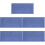 5Pcs Blue Non-Adhesive Window Privacy Film Uv Ray Blocking 7