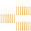 24Pcs Polyester Graduation Tassels Gold Decorative Cap Accessories 7