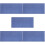 5Pcs Blue Non-Adhesive Window Privacy Film Uv Ray Blocking 9